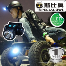 1W 2W LED Headlamp 1PC Batterie au lithium rechargeable puissant faisceau de lumière flottant Light, Fishing Light